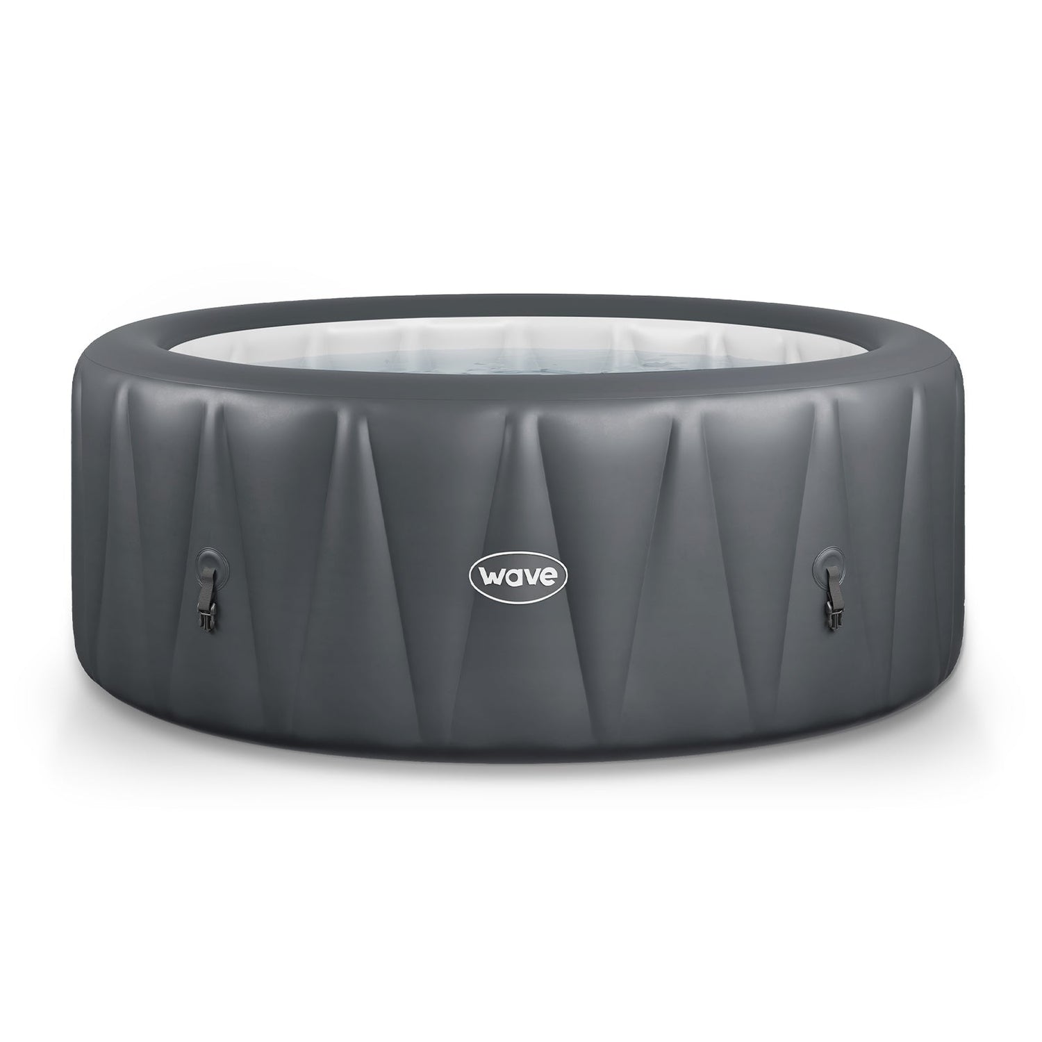 Wave Atlantic 4 Person Inflatable Hot Tub Spa - Dark Grey - Hot Tub Shop