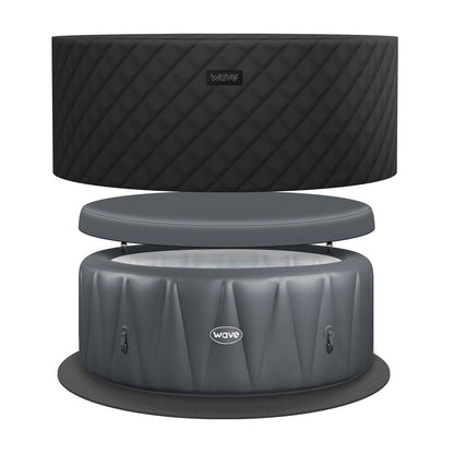Atlantic | 4/6-Person Inflatable Hot Tub | Integrated Heater | UKCA