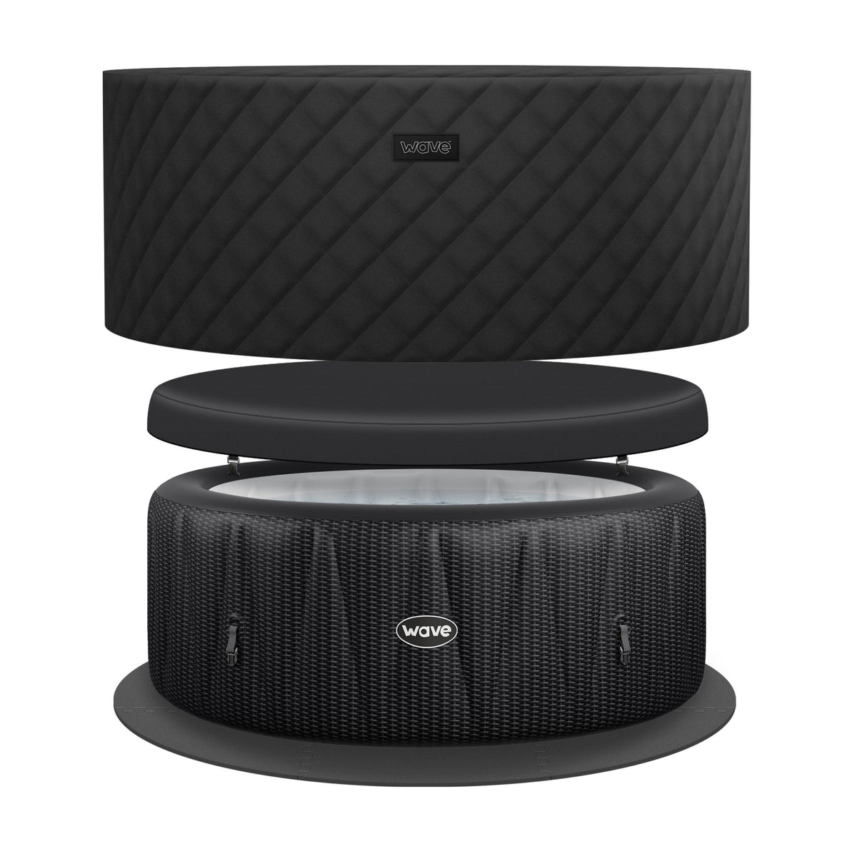 Atlantic | 4/6-Person Inflatable Hot Tub | Integrated Heater | UKCA