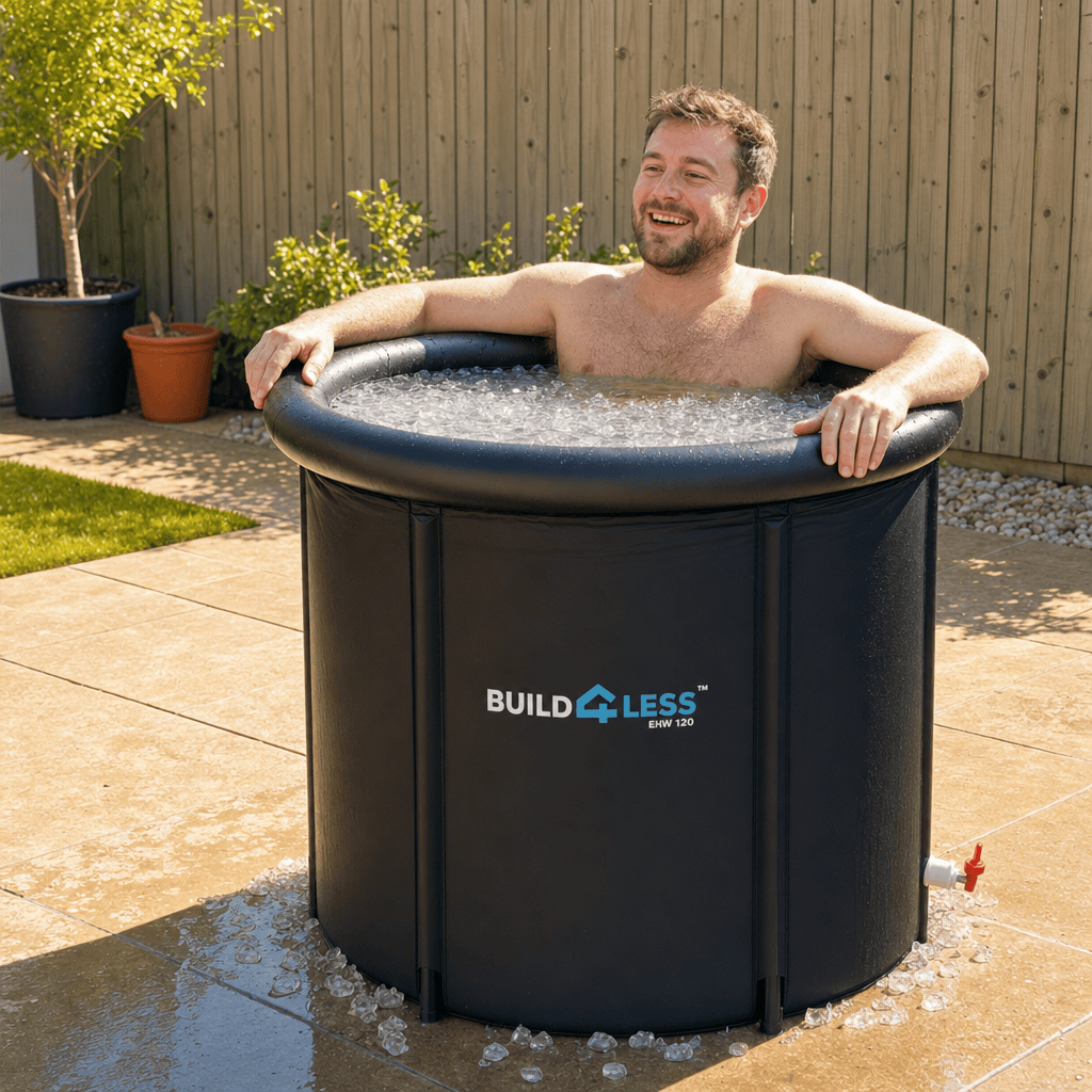 Premium Ice Bath - 85cm x 75cm - With Thermal Cover and Accessories