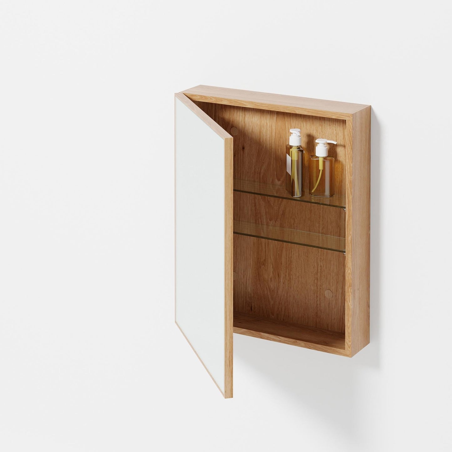 Wireworks Bath Cabinet Slimline 550 Oak