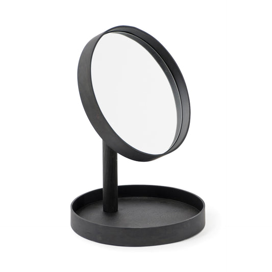 Wireworks Magnify Mirror Look Dark Oak