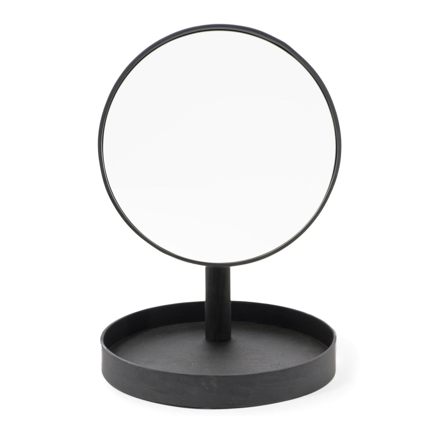 Wireworks Magnify Mirror Look Dark Oak