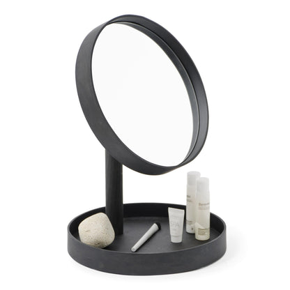 Wireworks Magnify Mirror Look Dark Oak