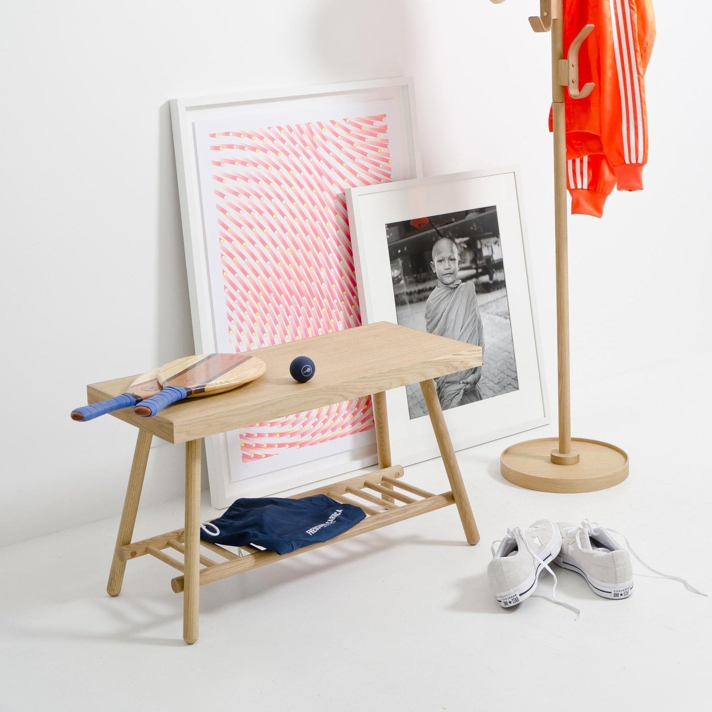 Wireworks Bench 75 Oak