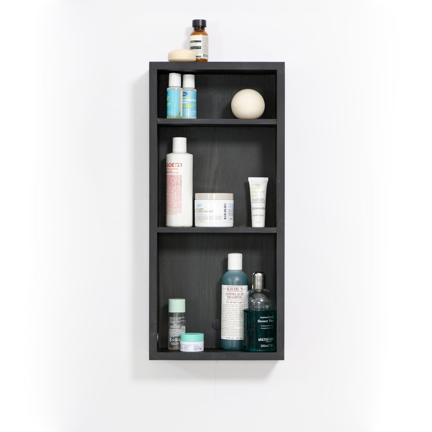 Wireworks Box Shelf Slimline Dark Oak