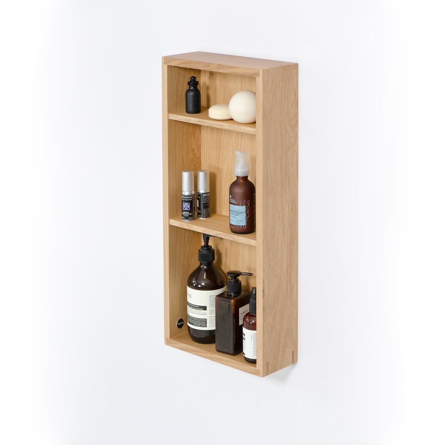 Wireworks Box Shelf Slimline Oak