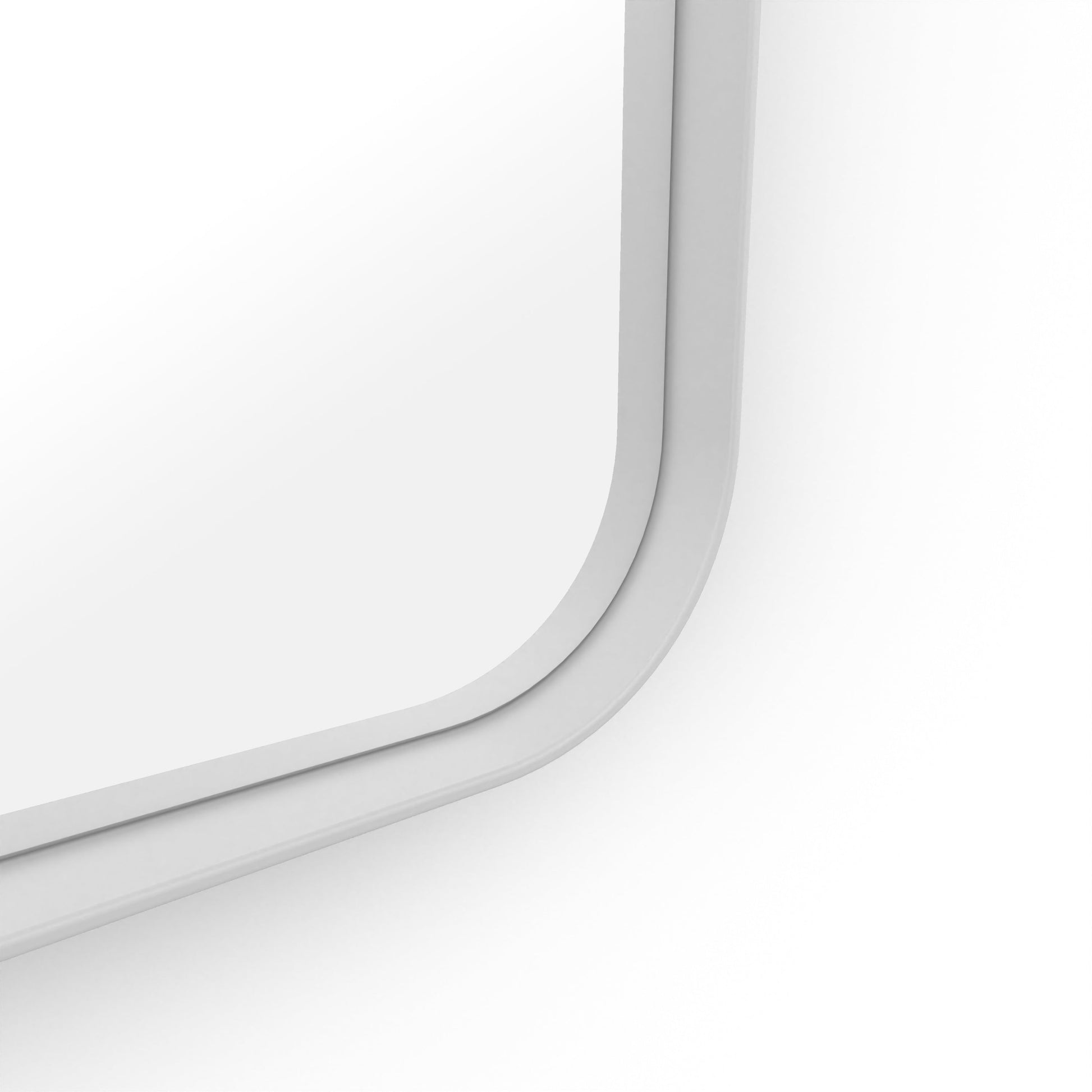 Origins Living City Rectangular Mirror 150x50cm Matt White - Hot Tub Shop