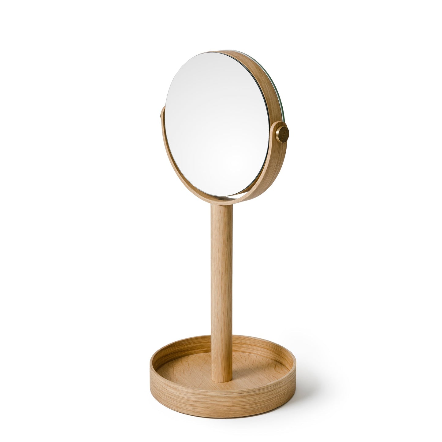 Wireworks Magnify Mirror Close Up Oak