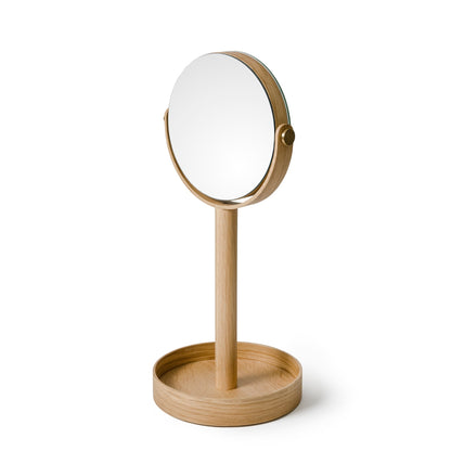 Wireworks Magnify Mirror Close Up Oak