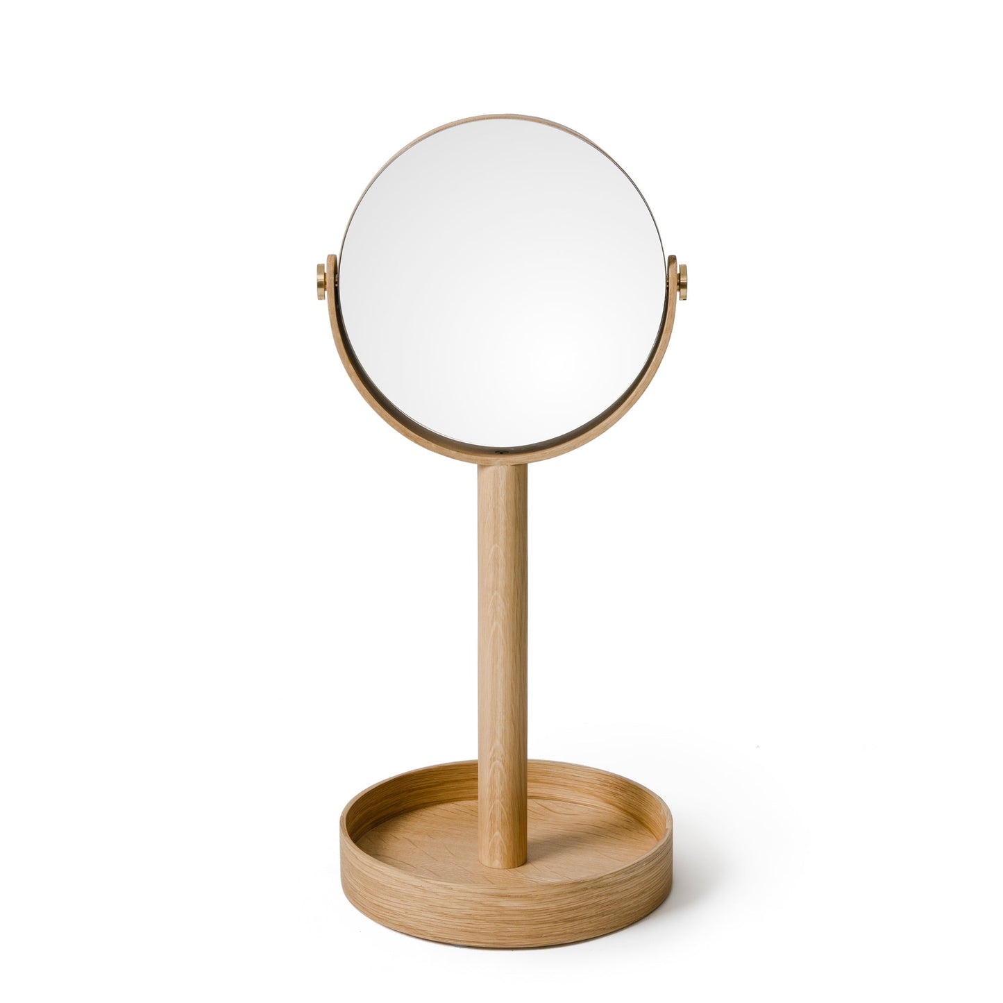 Wireworks Magnify Mirror Close Up Oak
