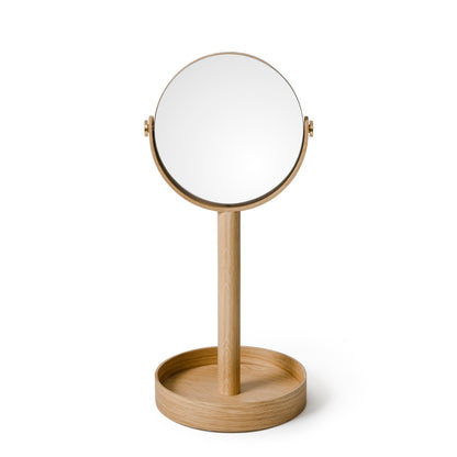 Wireworks Magnify Mirror Close Up Oak