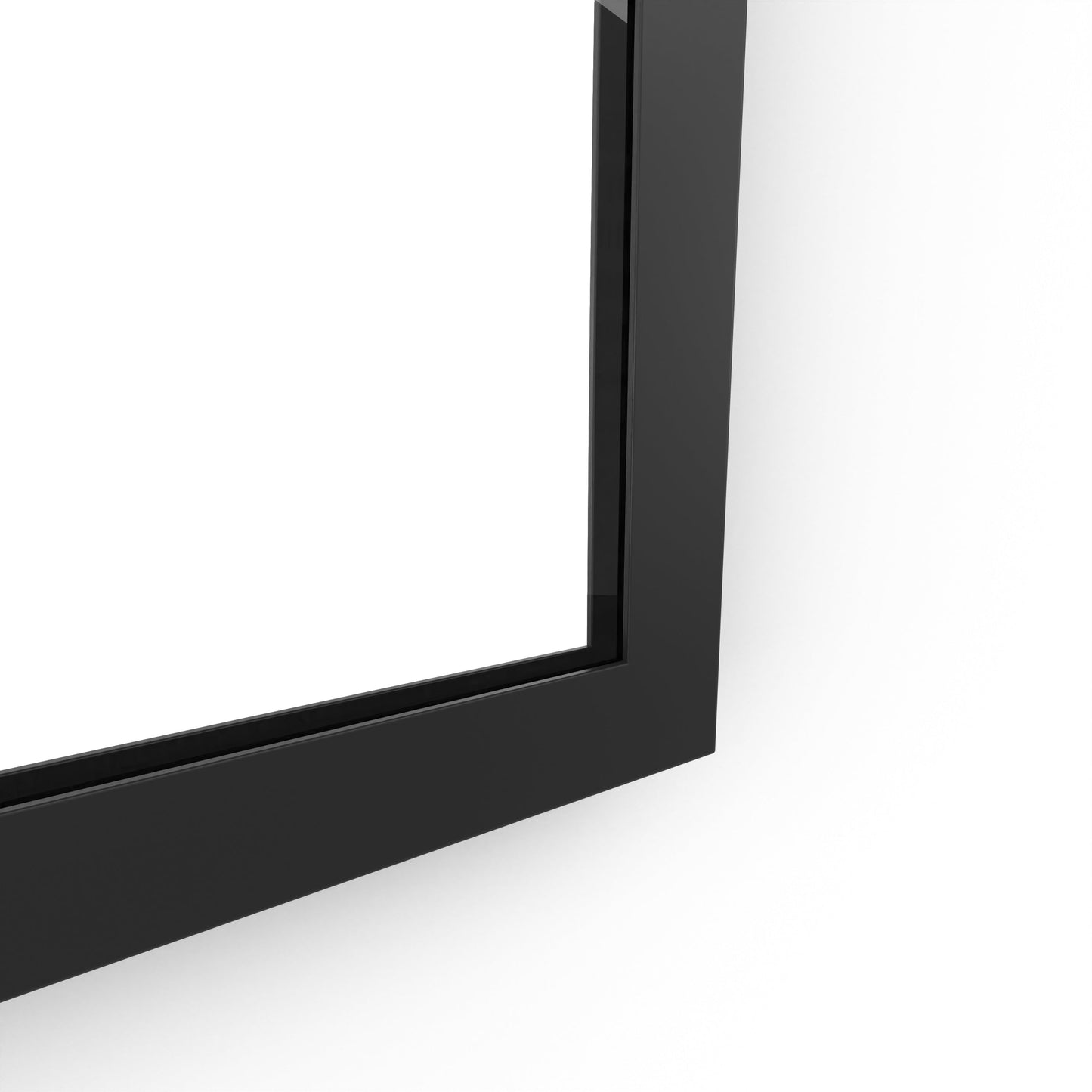 Origins Living Docklands Rectangular Mirror 40x70cm Matt Black - Hot Tub Shop