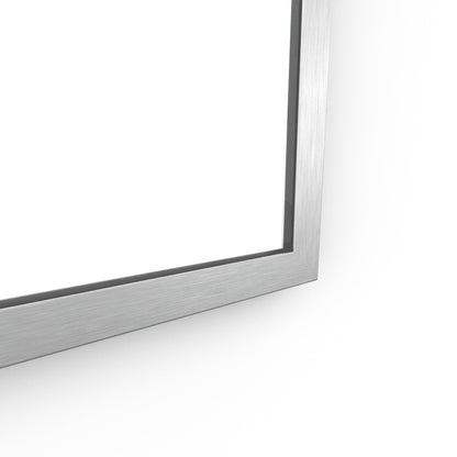 Origins Living Docklands Rectangular Mirror 50x80cm Brushed Stainless Steel