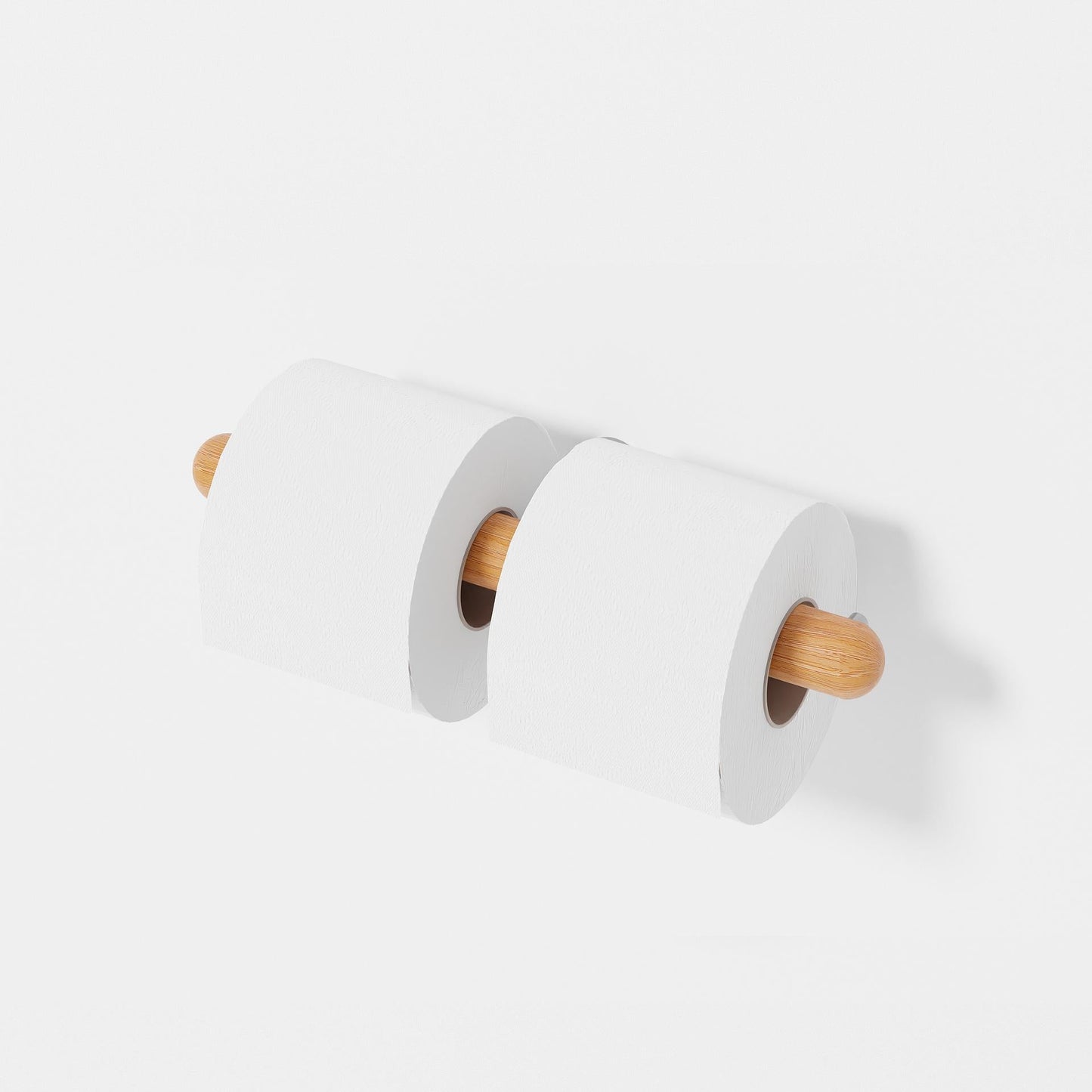 Wireworks Toilet Roll Holder Double Yoku Bamboo