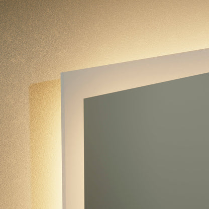 Origins Living Edison Led Illuminated Rectangular Mirror 120 1200 X 800mm