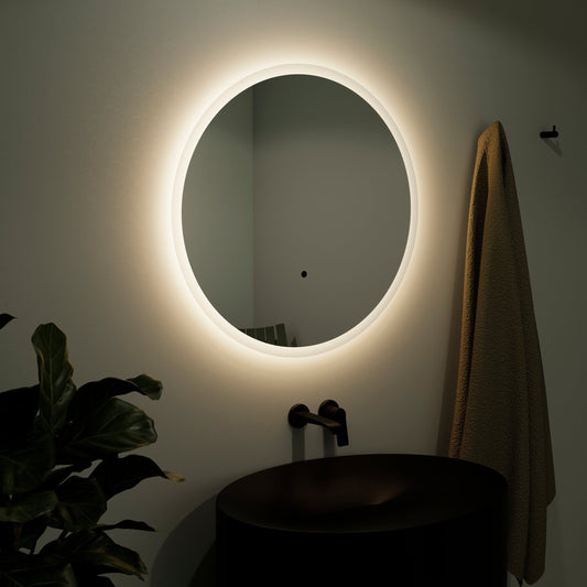 Origins Living Edison Led Illuminated Round Mirror 80 800mm