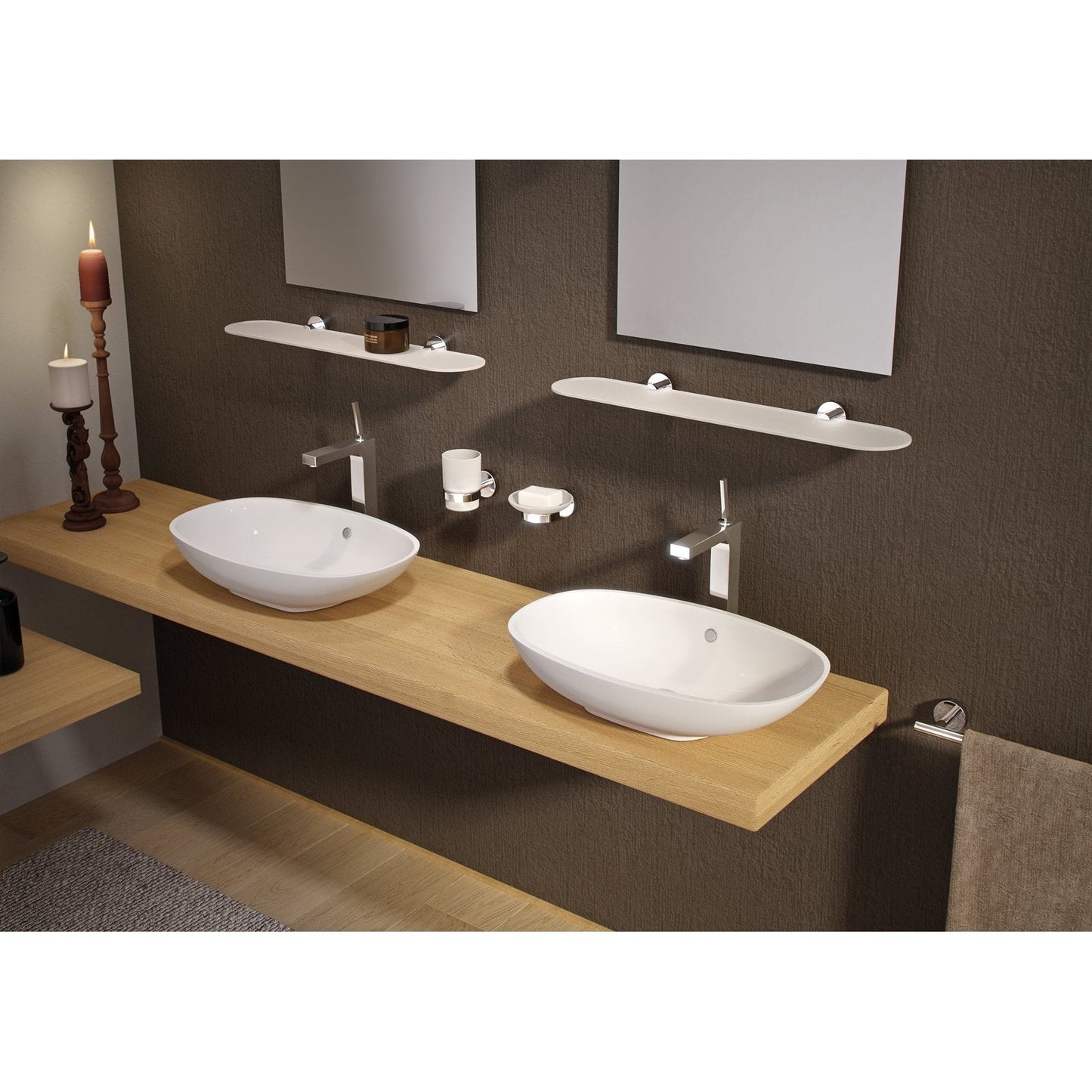 Origins Living Gedy Eros Toilet Roll Holder With Flap Chrome