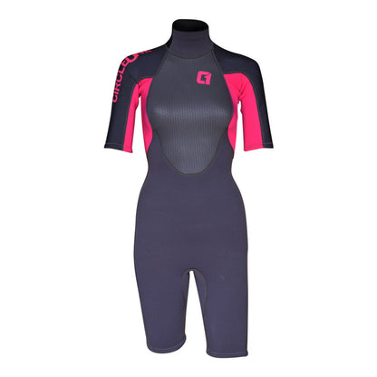 Womens 3/2mm Summer Wetsuit FAZE Shorty - Hot Tub Shop