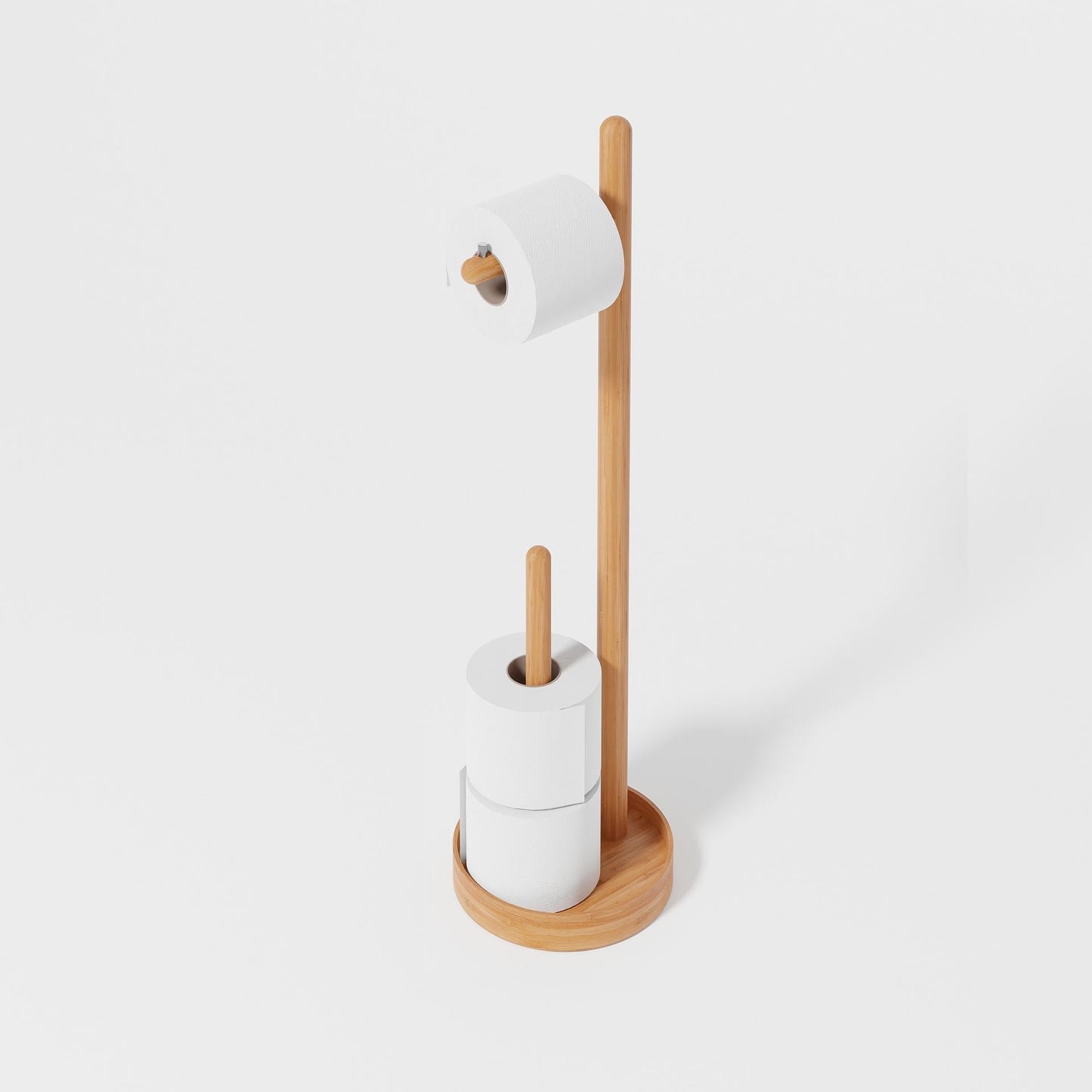 Wireworks Freestanding Roll Holder Yoku Bamboo
