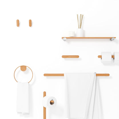 Wireworks Freestanding Roll Holder Yoku Bamboo