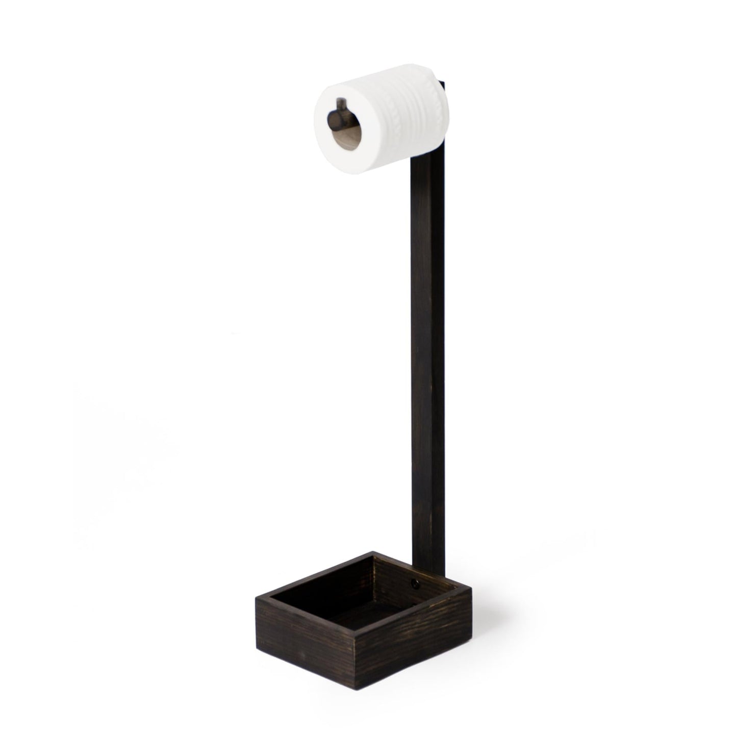 Wireworks Freestanding Roll Holder Mezza Dark Oak