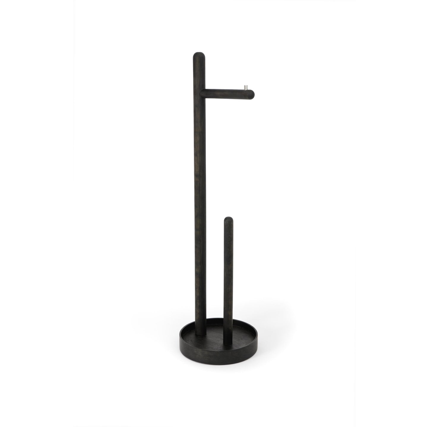 Wireworks Freestanding Roll Holder Yoku Dark Oak