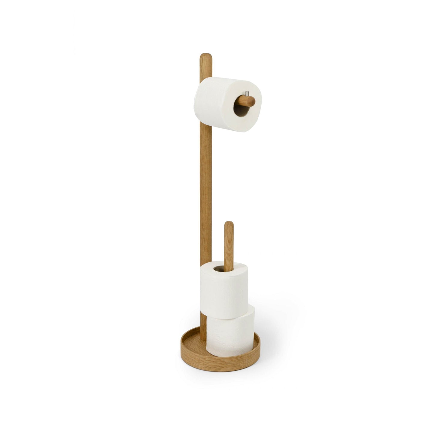 Wireworks Freestanding Roll Holder Yoku Oak