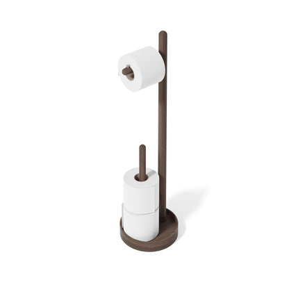 Wireworks Freestanding Roll Holder Yoku Walnut