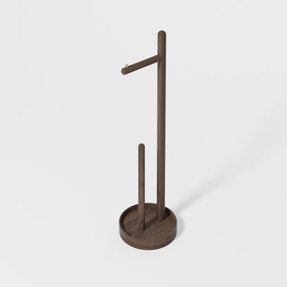 Wireworks Freestanding Roll Holder Yoku Walnut