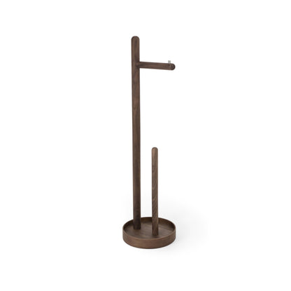 Wireworks Freestanding Roll Holder Yoku Walnut