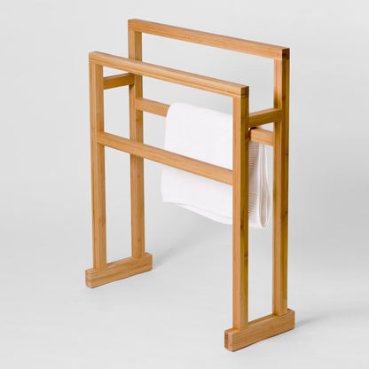 Wireworks Towel Rail Arena Bamboo