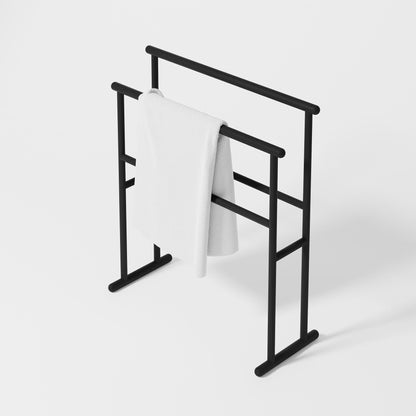 Wireworks Towel Rail Yoku Dark Oak