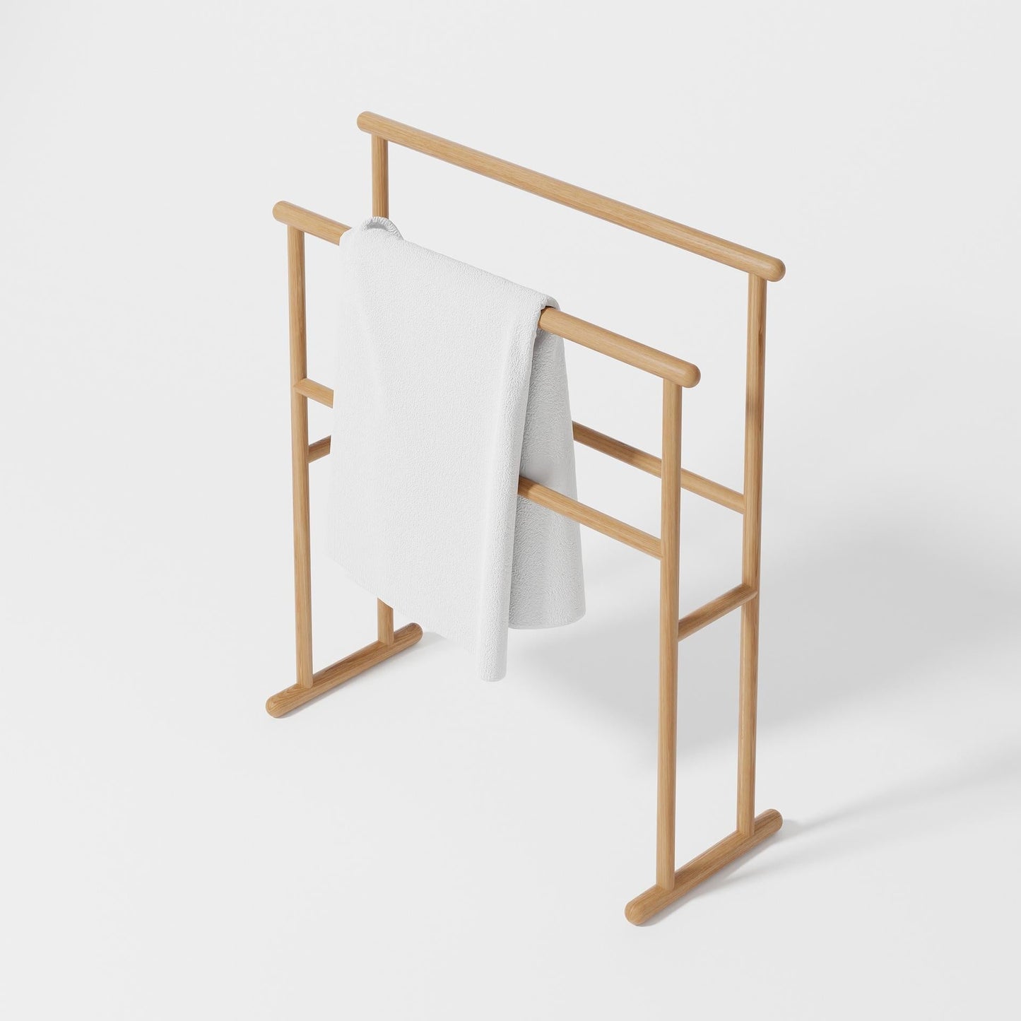 Wireworks Towel Rail Yoku Oak