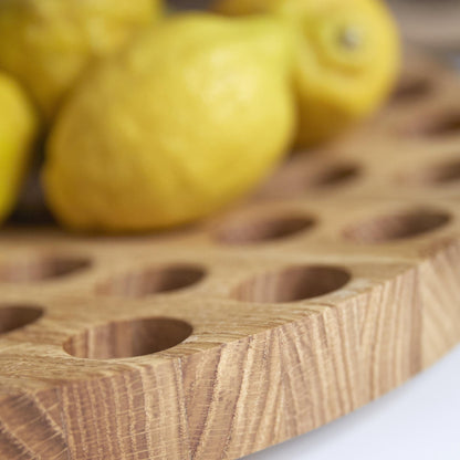 Wireworks Fruit Bowl Geo Oak