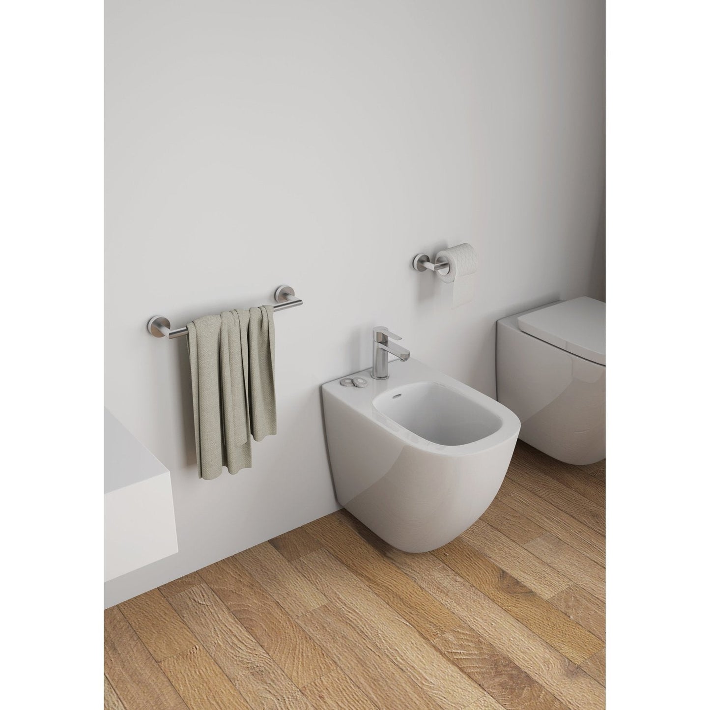 Origins Living Gedy G Pro Towel Rail 30cm Brushed Stainless Steel