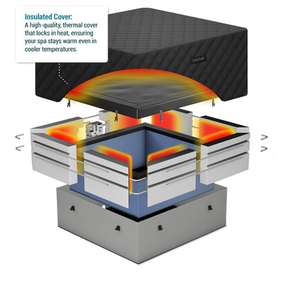 Energy Save Thermal Hot Tub Cover