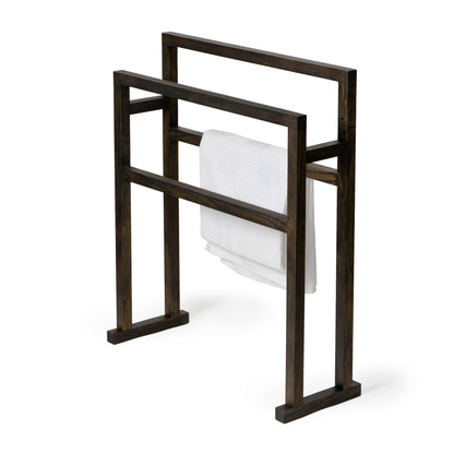 Wireworks Towel Rail Grande Dark Oak