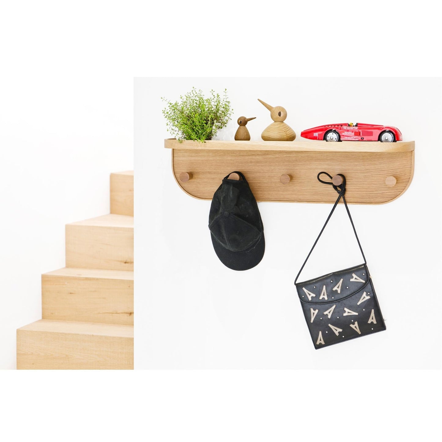 Wireworks Hallway Organiser Nook Oak