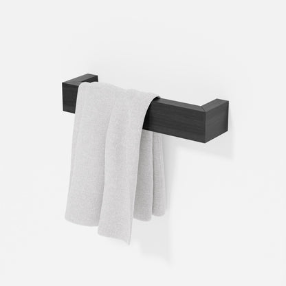 Wireworks Hand Towel Rail Slimline Dark Oak