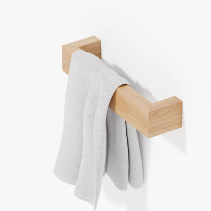 Wireworks Hand Towel Rail Slimline Oak