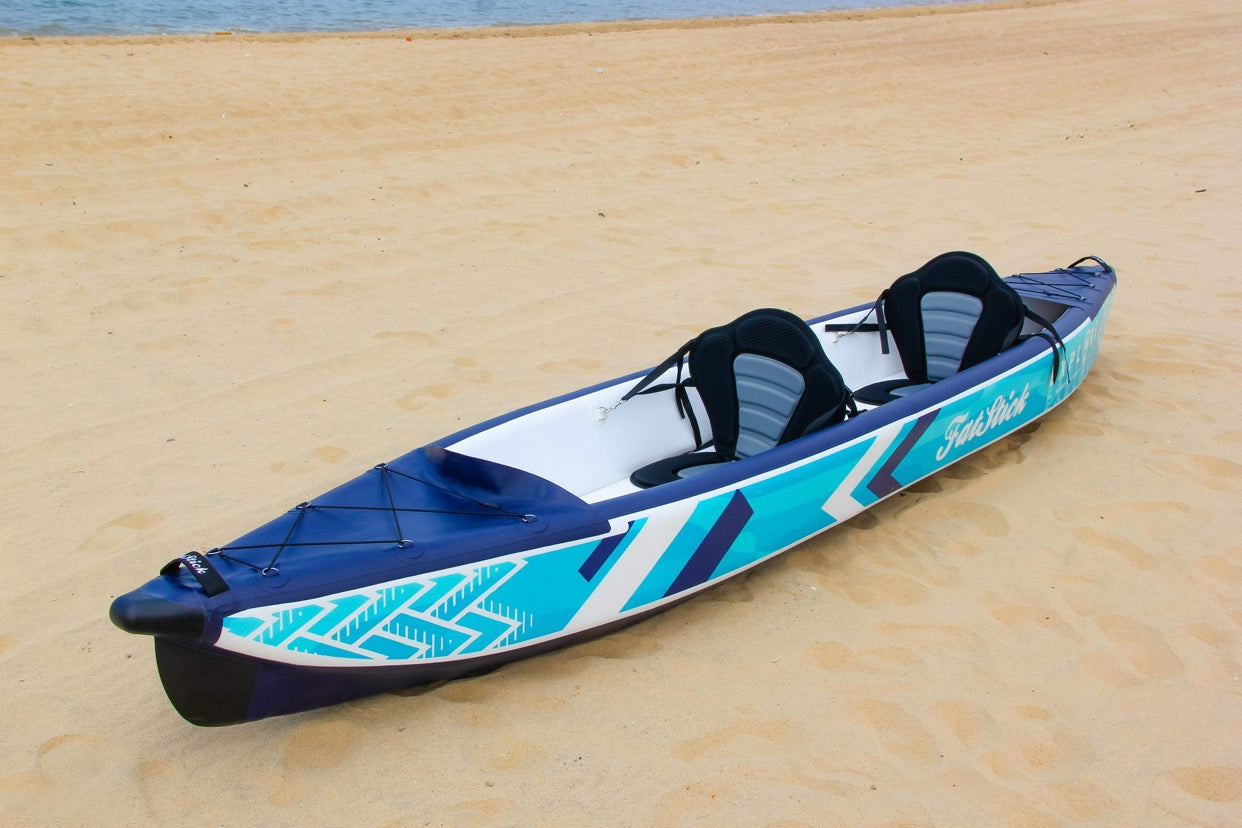 Inflatable 1 & 2 Person Drop Stitch Kayak Package | Canoe | iKayak - Hot Tub Shop