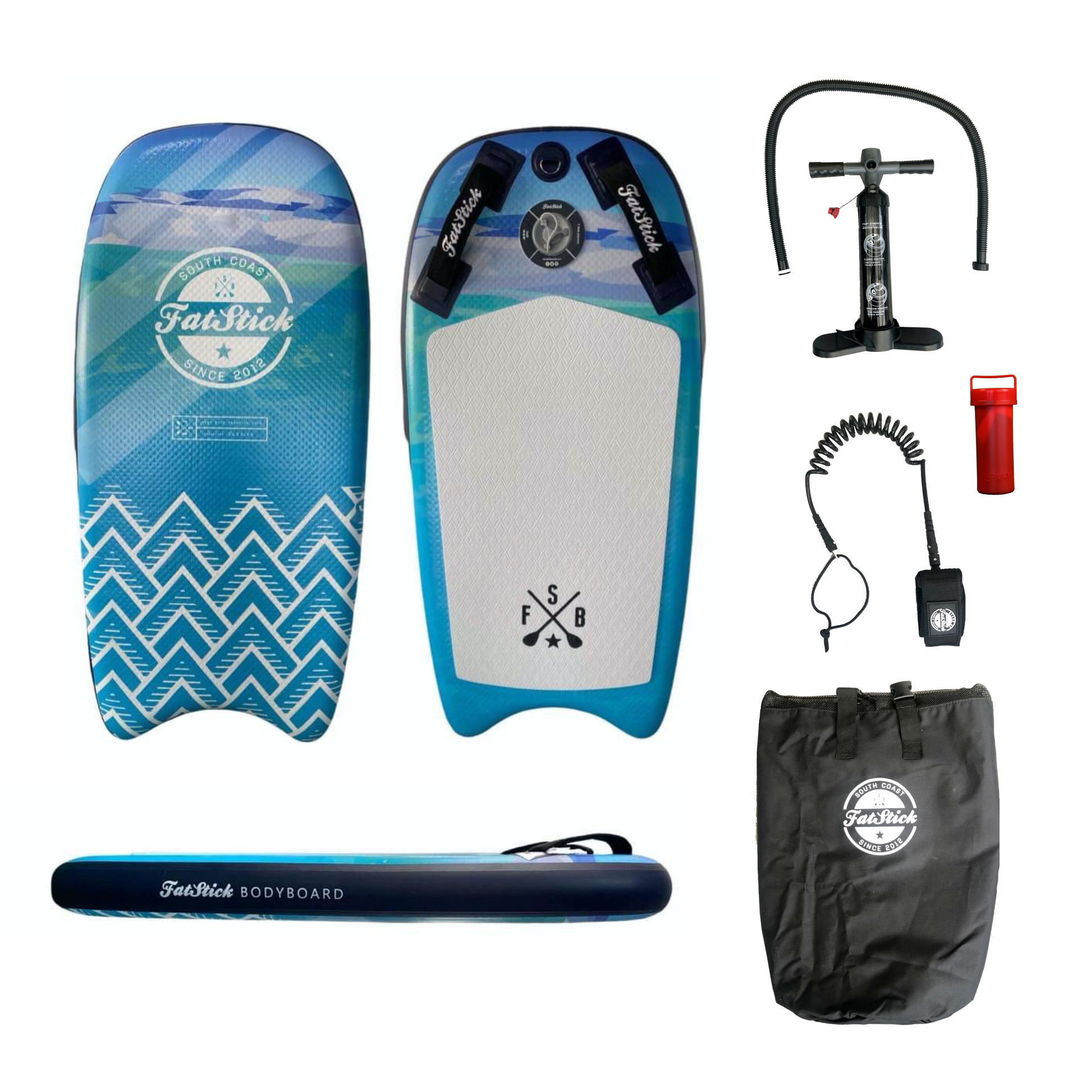 Inflatable 43" FatStick Body Board Package - Hot Tub Shop
