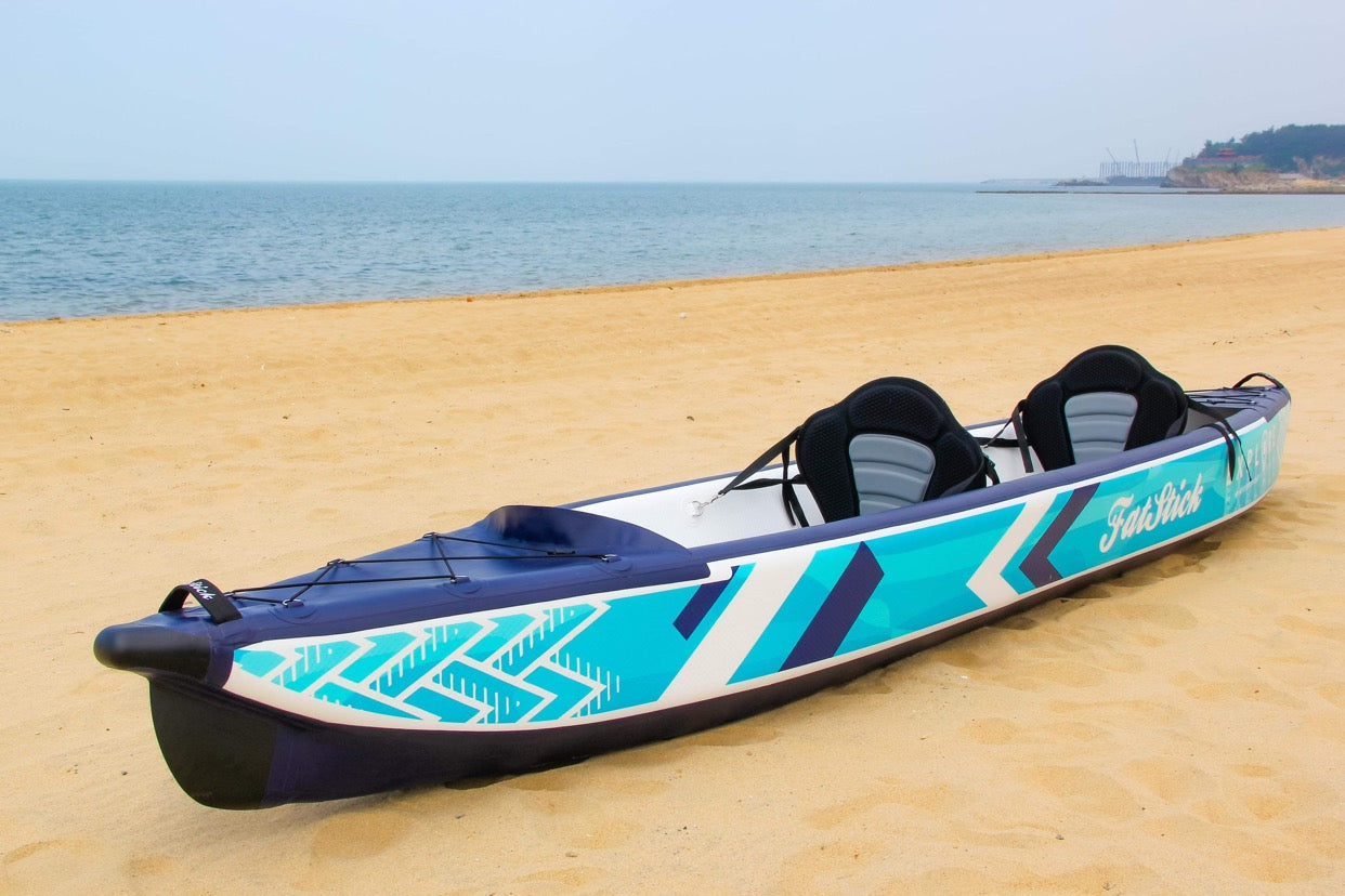 Inflatable 1 & 2 Person Drop Stitch Kayak Package | Canoe | iKayak - Hot Tub Shop