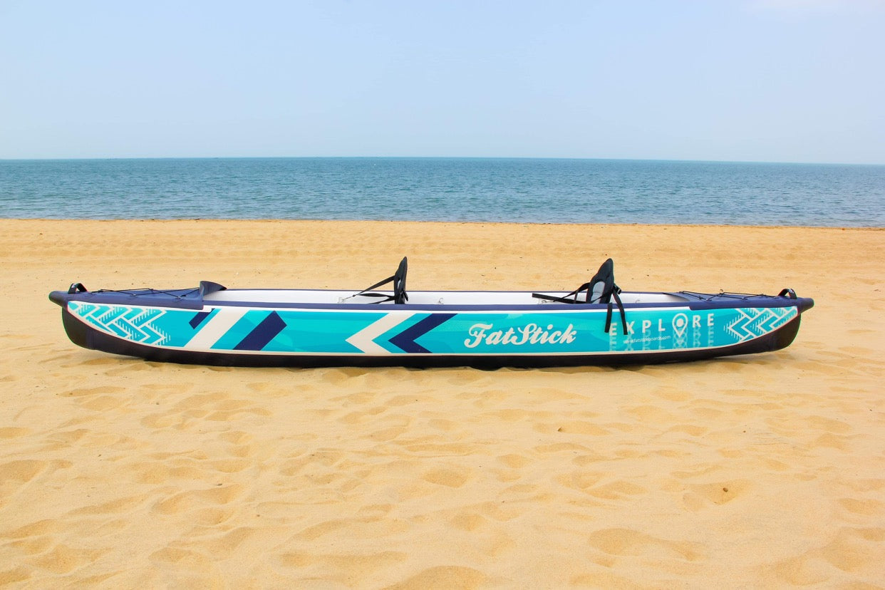 Inflatable 1 & 2 Person Drop Stitch Kayak Package | Canoe | iKayak - Hot Tub Shop
