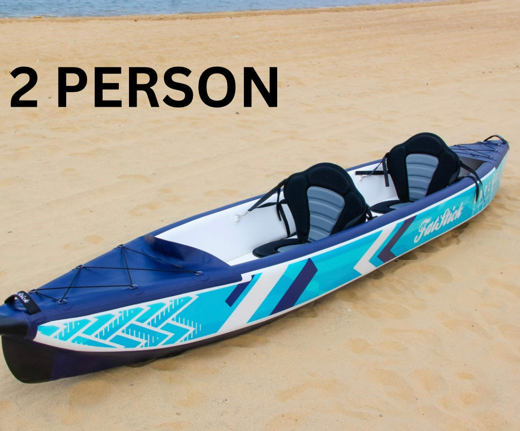 Inflatable 1 & 2 Person Drop Stitch Kayak Package | Canoe | iKayak - Hot Tub Shop