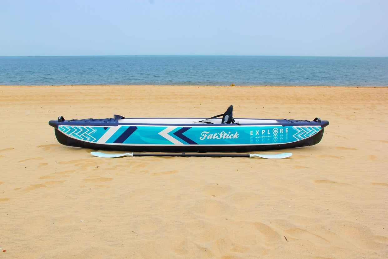 Inflatable 1 & 2 Person Drop Stitch Kayak Package | Canoe | iKayak - Hot Tub Shop