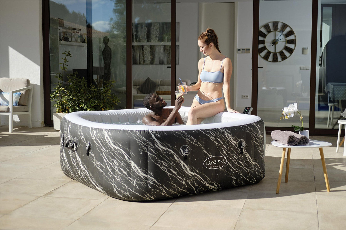 Lay-Z-Spa Florence AirJet 4-6 Person Inflatable Hot Tub