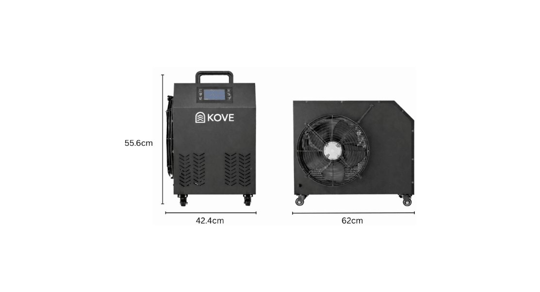 KOVE Elite Ice Bath Chiller 1.0HP – Heat & Cool with App Control