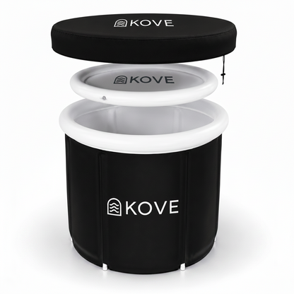 KOVE Essentials Ice Bath | Portable Cold Plunge Tub | 350L